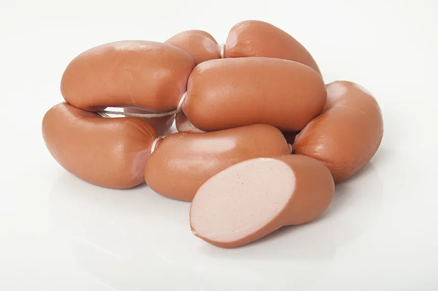 Сардельки вареные с копчением "Восточные"1696404281